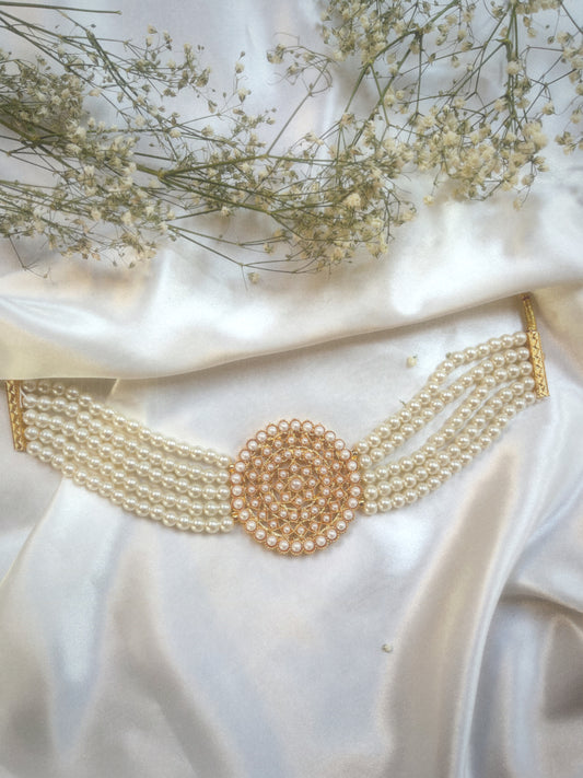 White Choker Necklace