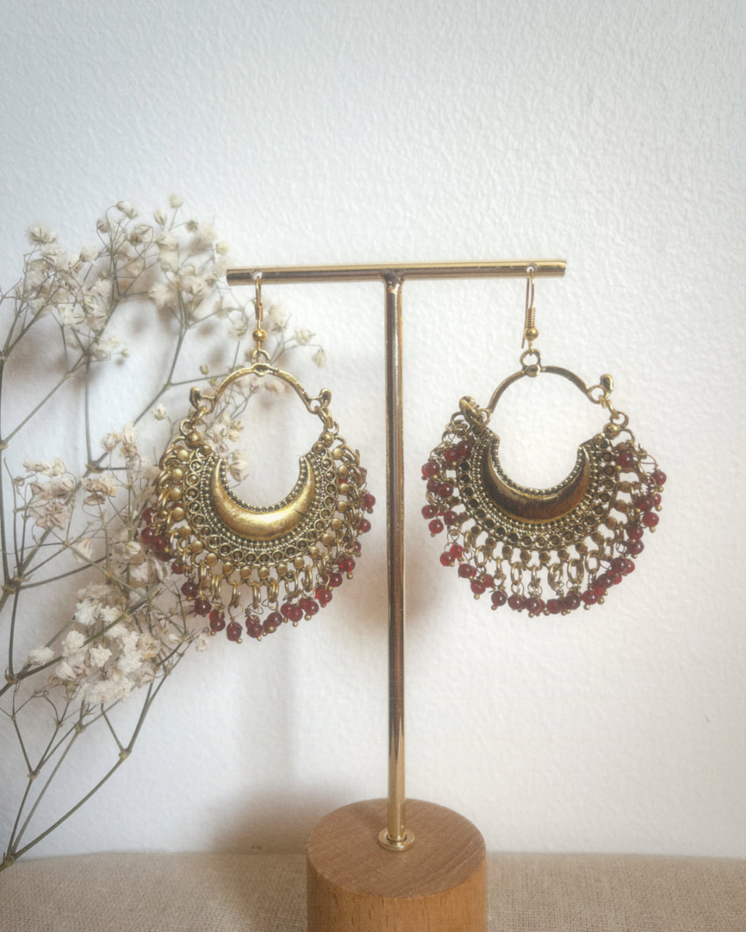 Red Vintage Earrings