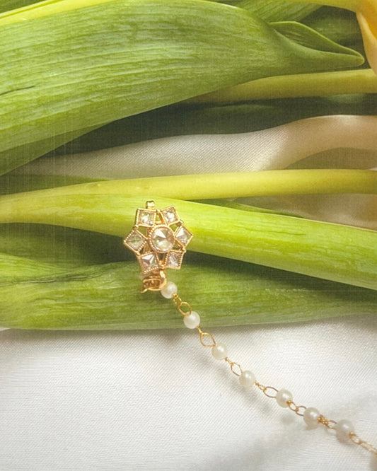 Floral Gold Nose Ring