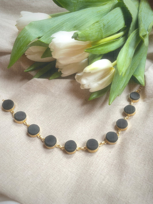 Black Stone Necklace